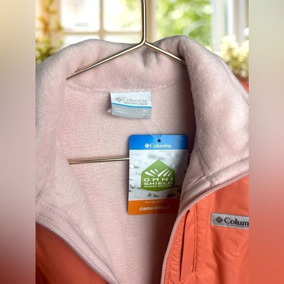 COLUMBIA Omni Shield Winter Snow Ski Overlay Jacket full zip Size XS - Picture 3 of 14